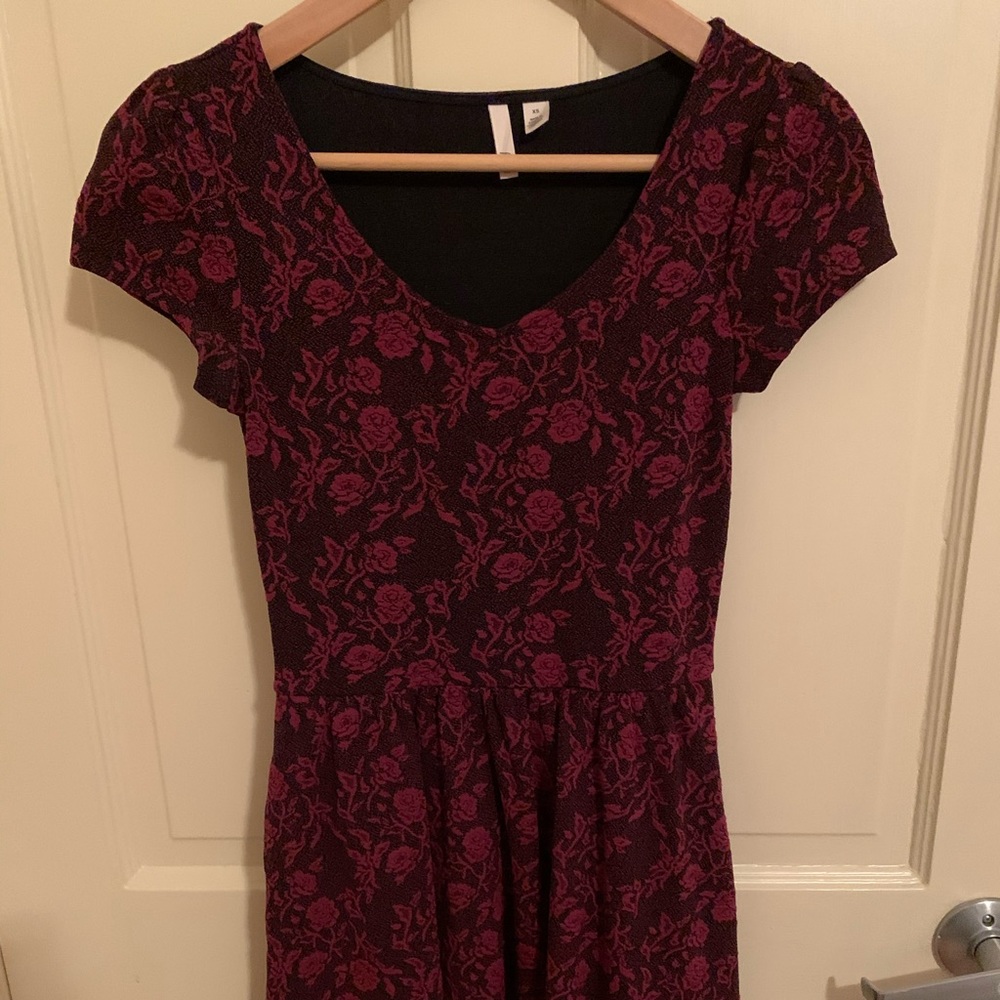 Nordstrom (Frenchi) floral mini-skater dress
